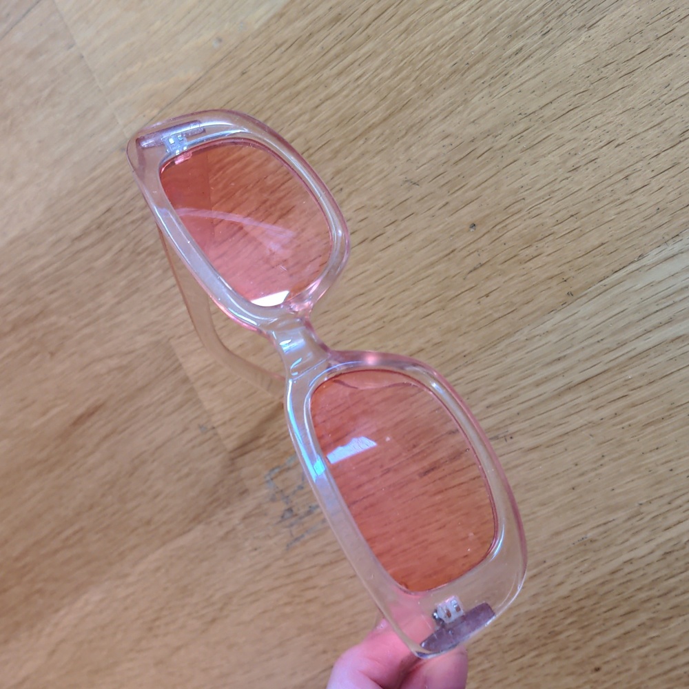 Pink Tinted Sunglasses - Picture 3 of 3